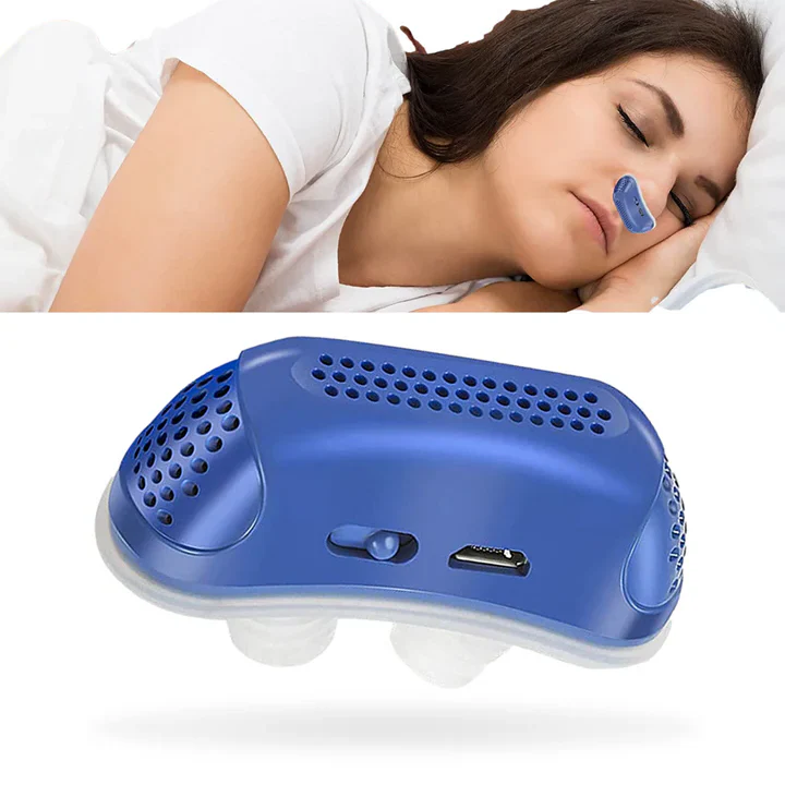 Maskiton Micro CPAP Kuorsauksen Estolaite Kompakti Matkustukseen