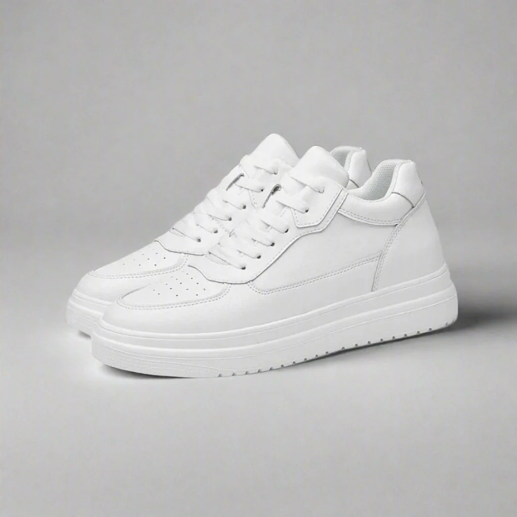 Miesten Korkeavartiset Sneakerit Minimalistisella Designilla - Image 4