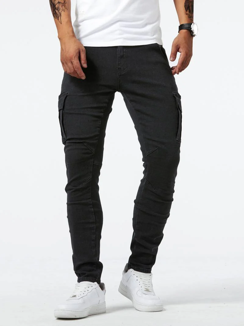Miesten Lajihousut Moderni Slim Fit Korkealaatuinen Puuvilla Elastaani - Image 7