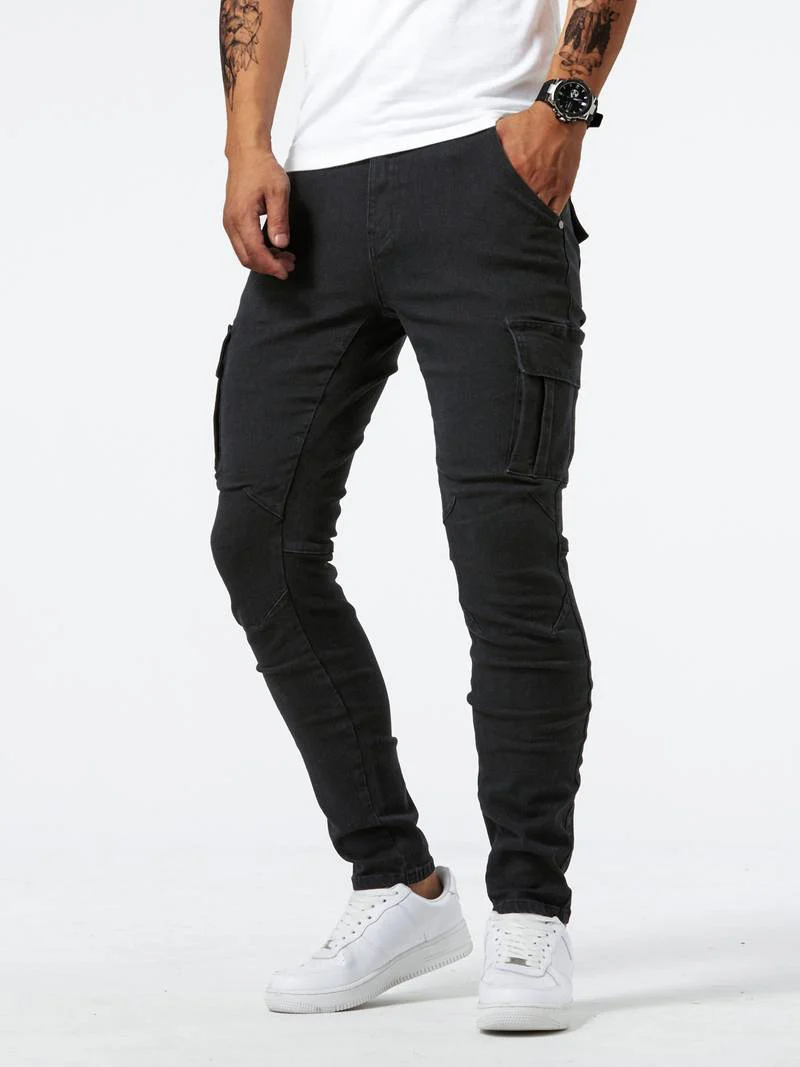 Miesten Lajihousut Moderni Slim Fit Korkealaatuinen Puuvilla Elastaani - Image 8
