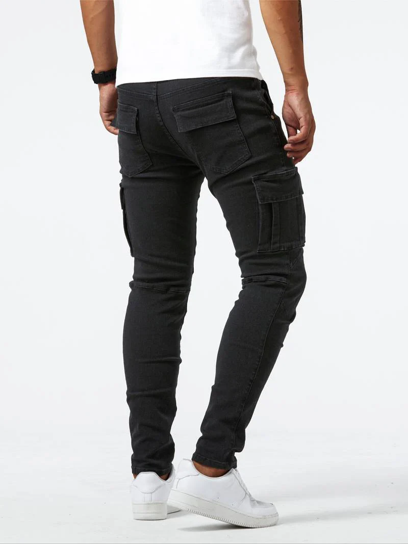 Miesten Lajihousut Moderni Slim Fit Korkealaatuinen Puuvilla Elastaani - Image 9