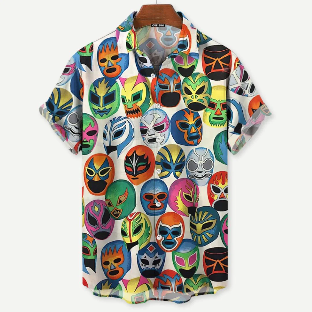 Miesten Luchador-paita Setti #3 Rentoa Tyyliä - Image 3