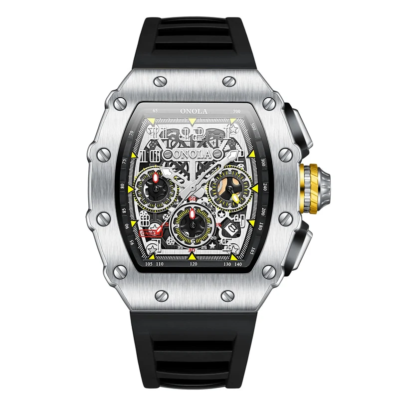 Miesten Luminous Tonneau-kello - Image 12