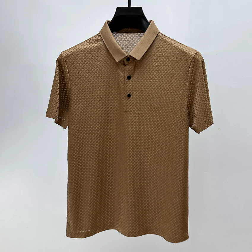 Miesten Poolopaita Premium Silk -Tyylillä - Image 5