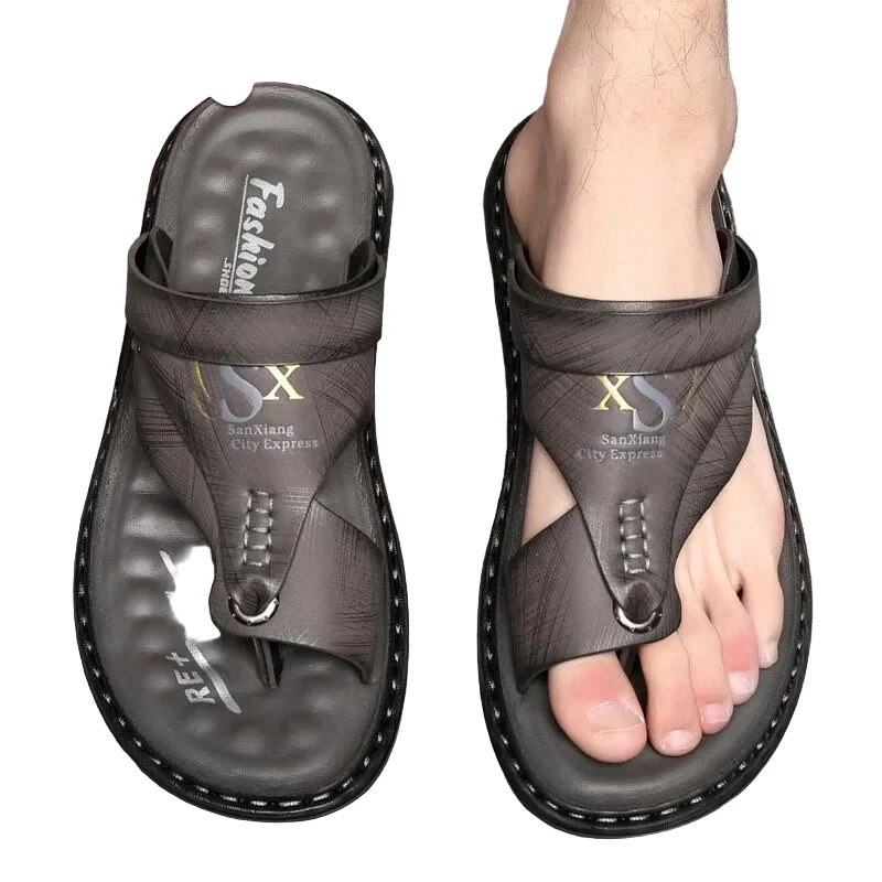 Miesten Sandaalit Kesätyyliin Mukavalla Muotoilulla
