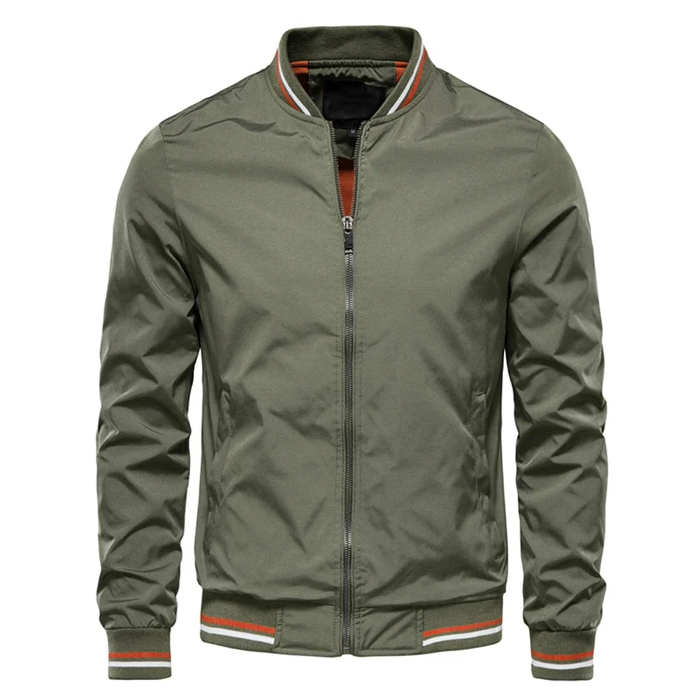 Miesten Slim Fit Bomber-takki - Image 4