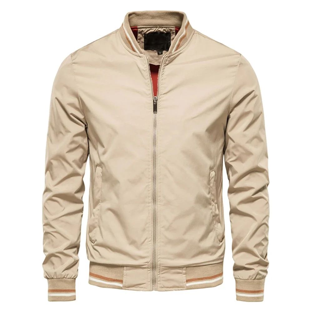 Miesten Slim Fit Bomber-takki - Image 5