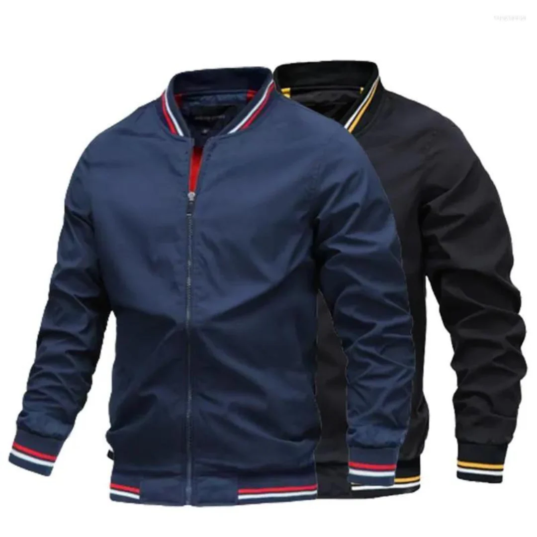 Miesten Slim Fit Bomber-takki - Image 6