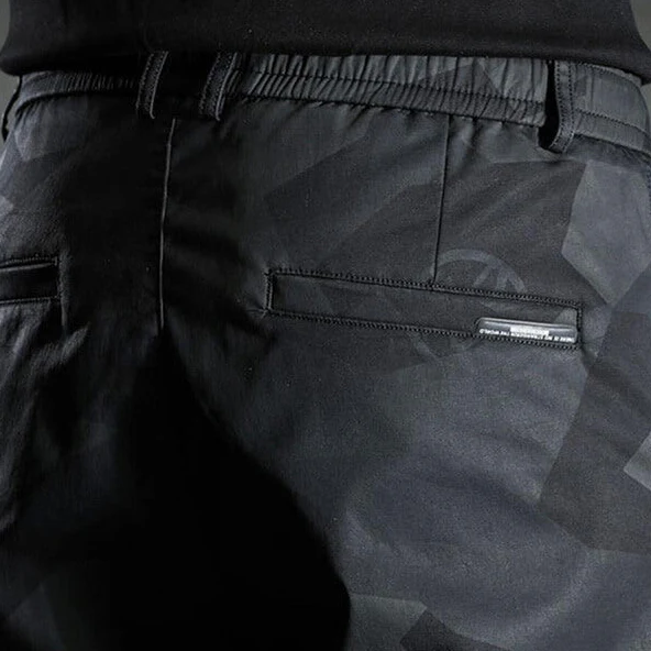 Miesten Slim Fit Housut Moderni Polyesteri Puuvilla - Image 5