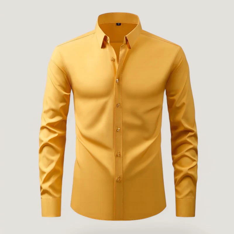 Miesten Slim-Fit Kauluspaita Elastinen Tyyli - Image 10