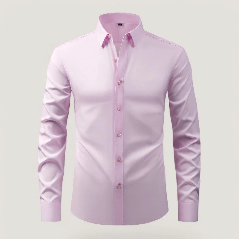 Miesten Slim-Fit Kauluspaita Elastinen Tyyli - Image 2