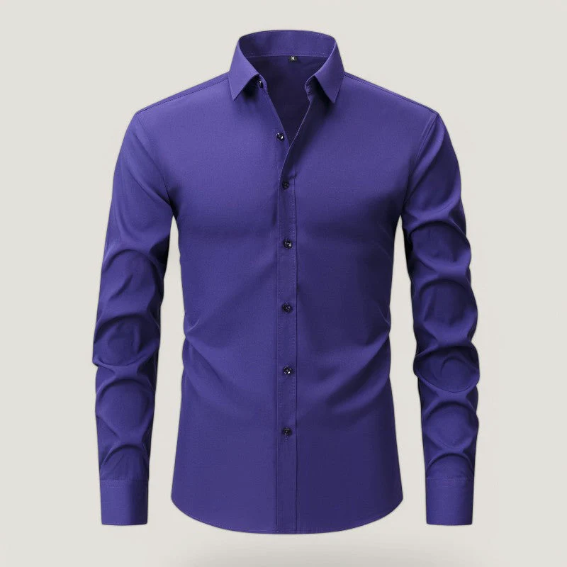Miesten Slim-Fit Kauluspaita Elastinen Tyyli - Image 6