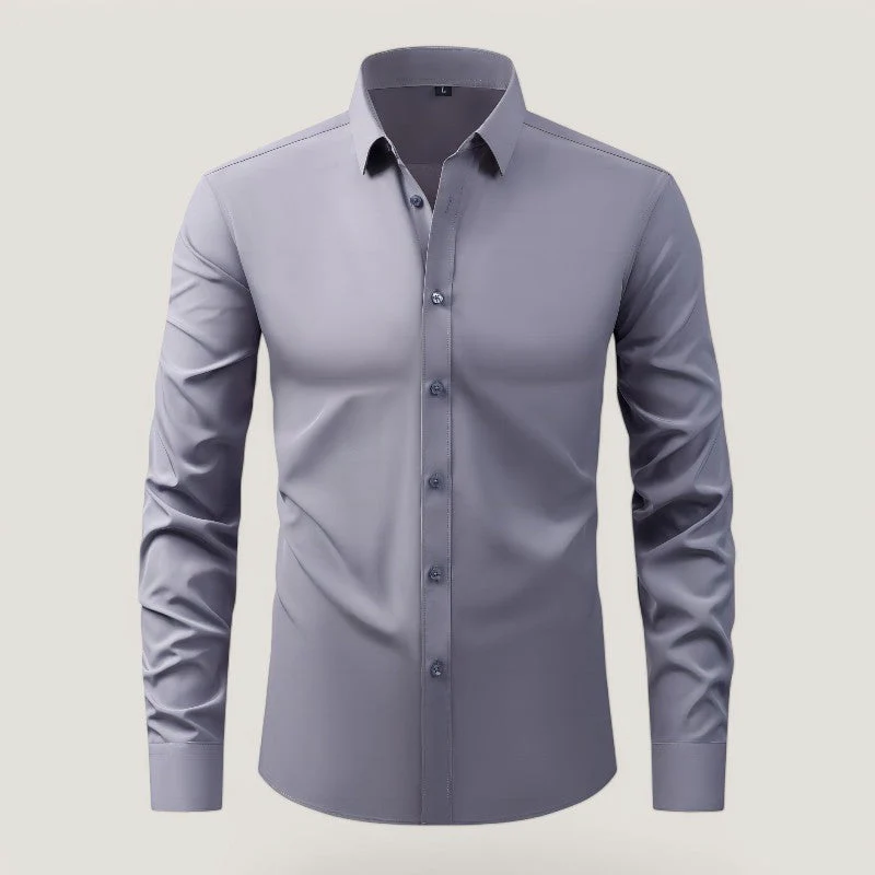 Miesten Slim-Fit Kauluspaita Elastinen Tyyli - Image 8
