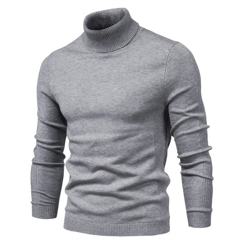 Miesten Slim Turtleneck Villajäljitelmäpaita - Image 10