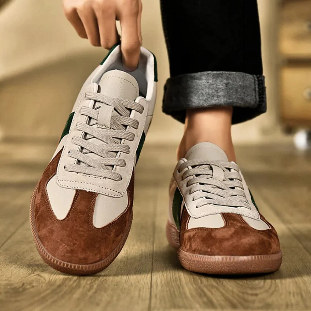 Miesten Sneakerit Nahasta ja Sametista - Image 6