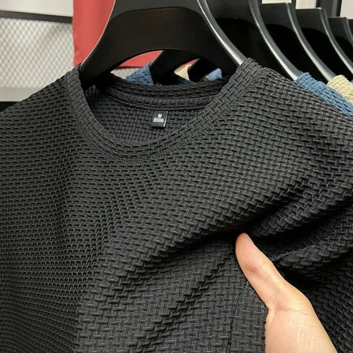 Miesten T-Paita Lyhythihainen Hengittävä Verkkomateriaali - Image 6