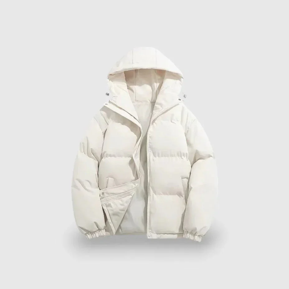 Miesten Talvitakki Moderni Puffer Parka Ulkoilutakki - Image 5