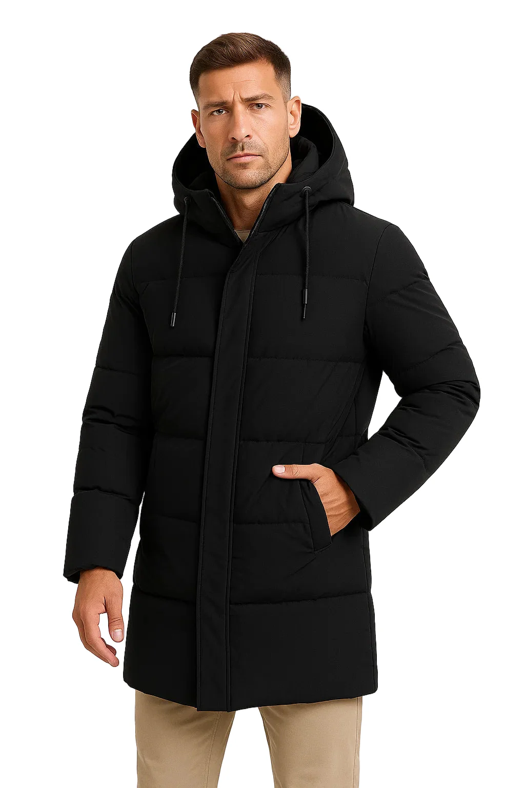 Miesten Talvitakki Vedenpitävä Puffer