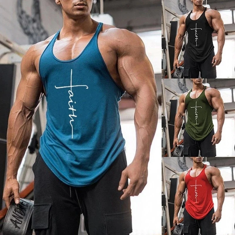 Miesten Workout Tank Top - Image 11
