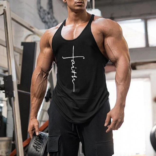 Miesten Workout Tank Top - Image 4