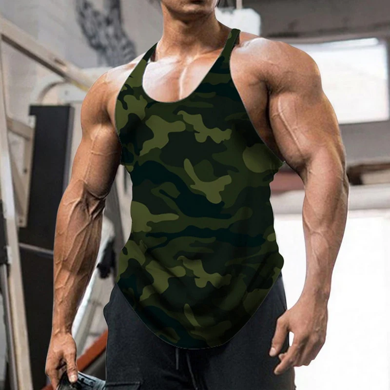 Miesten Workout Tank Top - Image 6