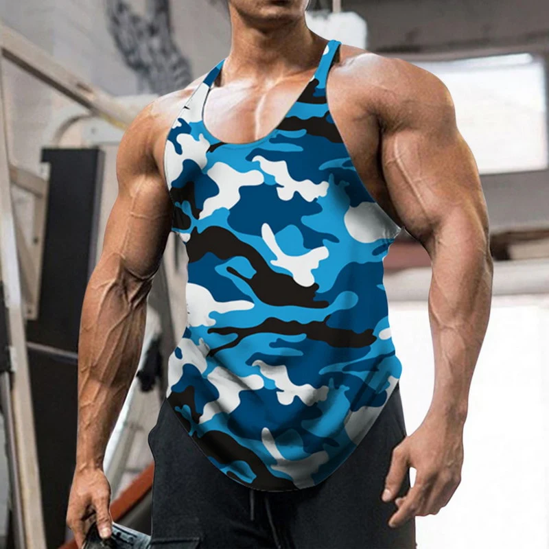 Miesten Workout Tank Top - Image 7
