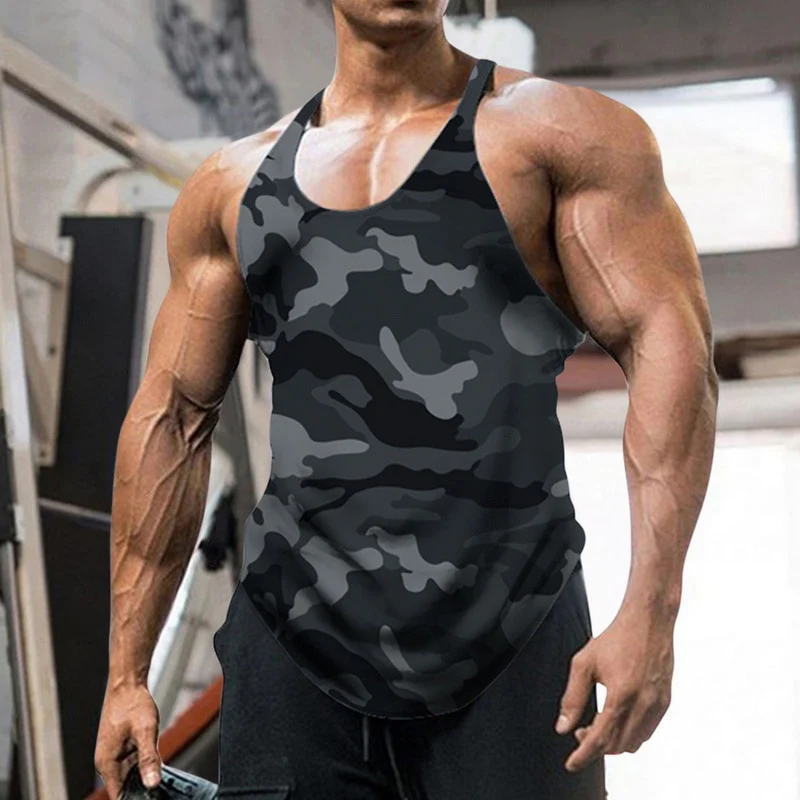 Miesten Workout Tank Top - Image 9