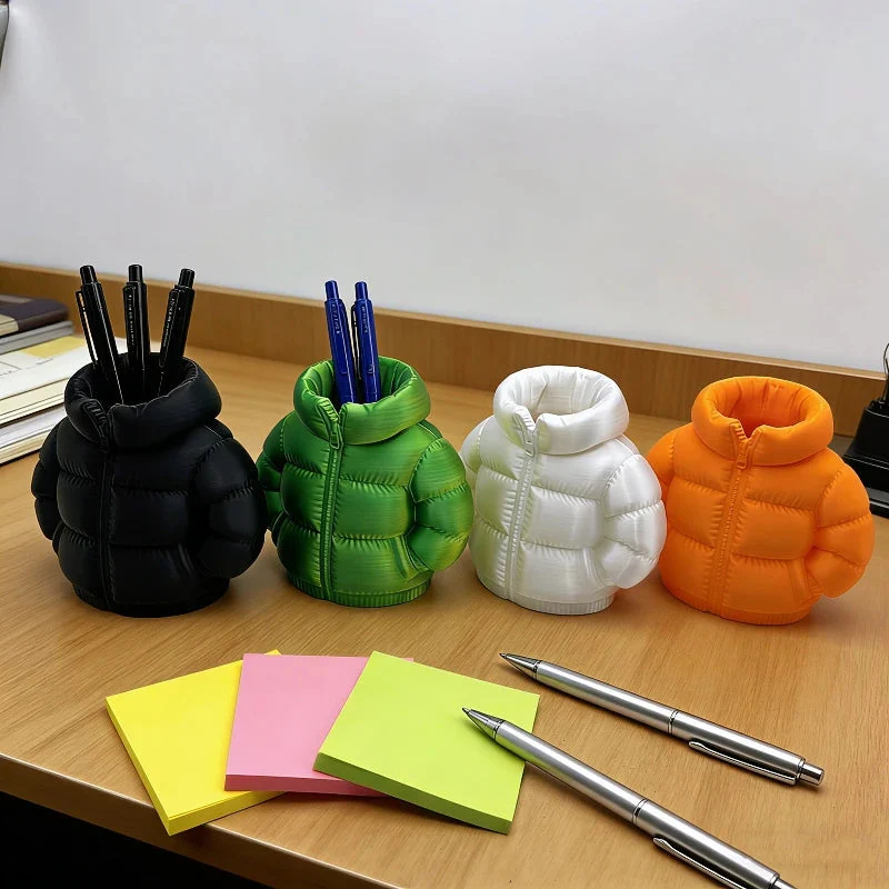 Mini Puffer Jacket Kynäteline Leikkisä Pöytätarvike - Image 6