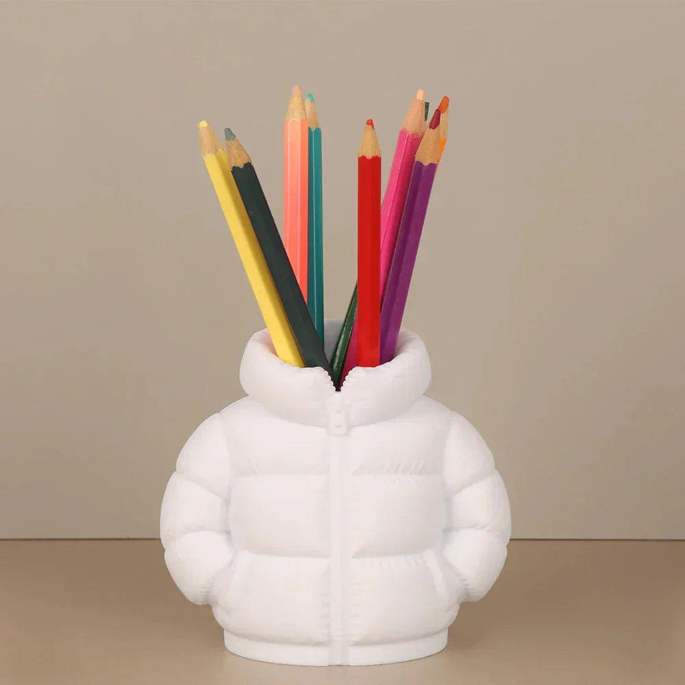 Mini Puffer Jacket Kynäteline Leikkisä Pöytätarvike - Image 8