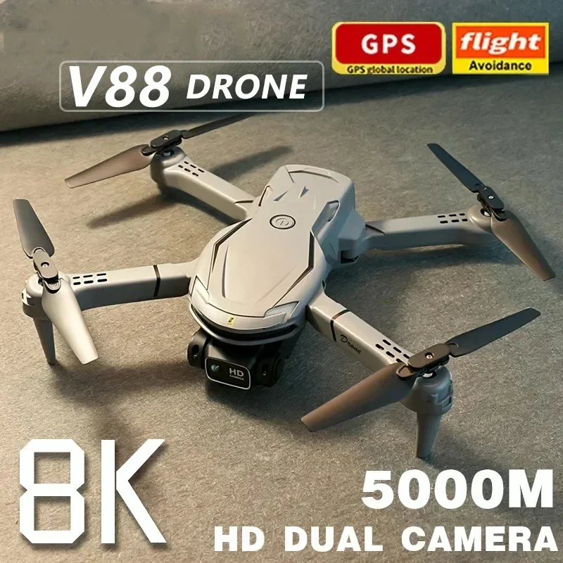 Mini V88 Drone GPS:llä ja 8K HD-kameralla - Image 2