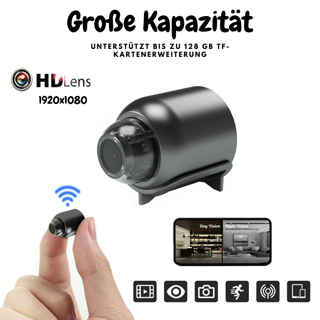 Mini WiFi -kamera Kompakti Suoratoisto - Image 3