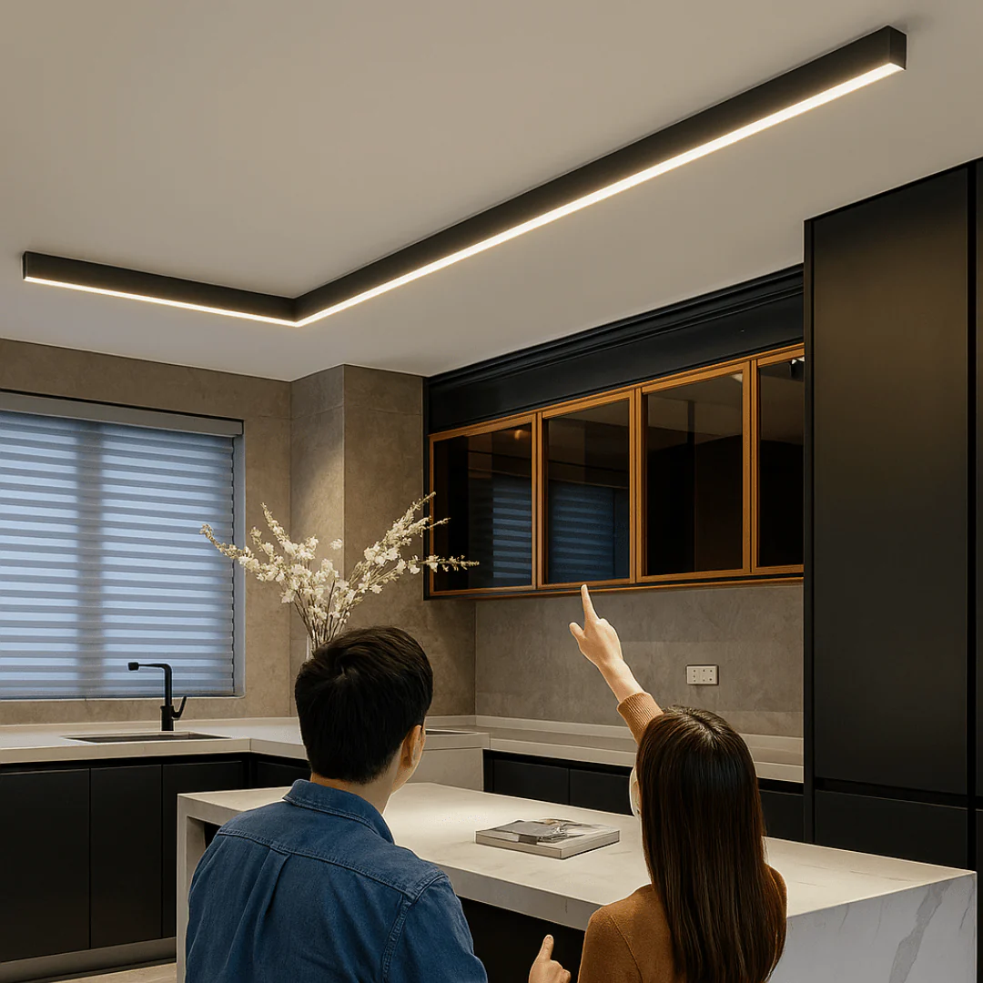 Minimalistinen LED-kattovalaisin Skandinaavinen Muotoilu - Image 4