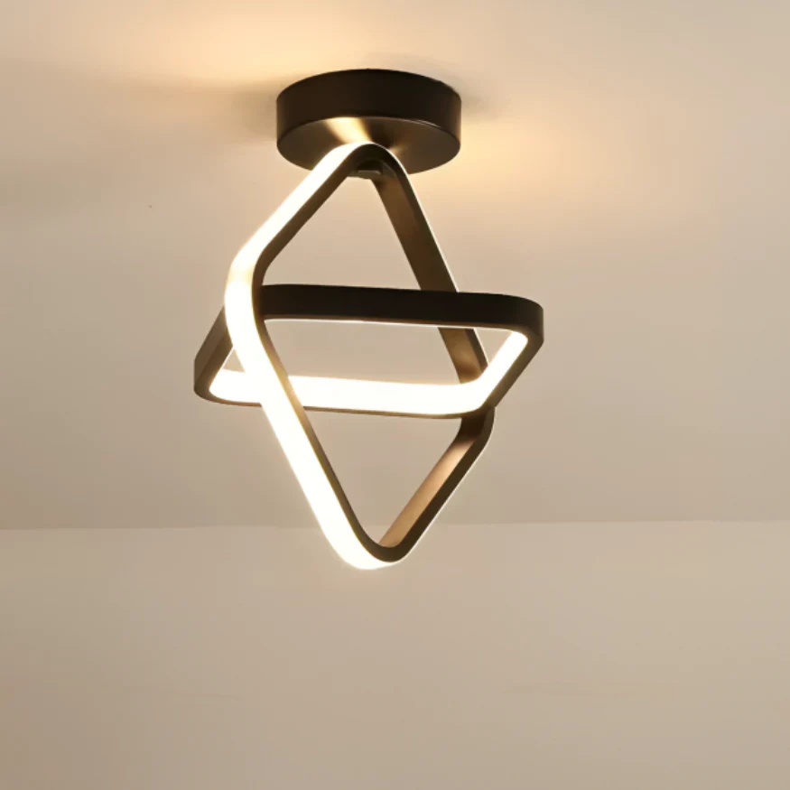 Moderni LED-kattovalaisin 18W Kaksirenkaalla - Image 10