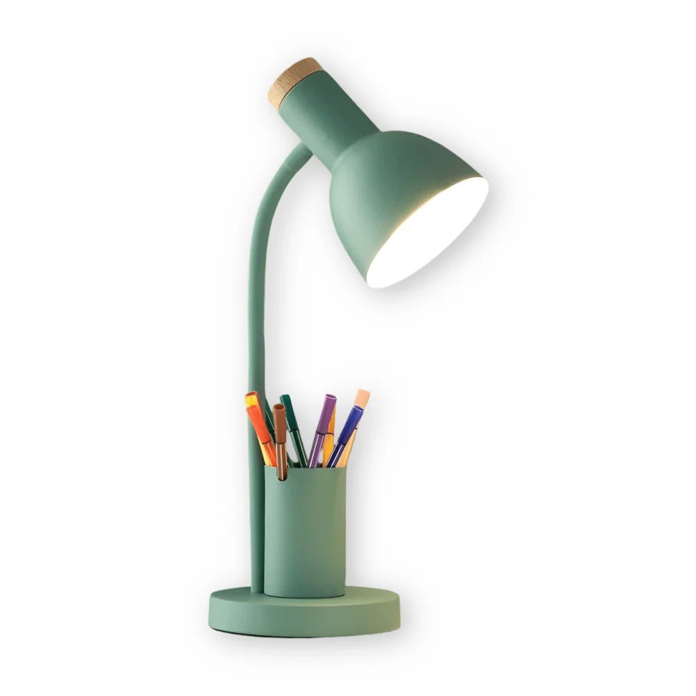Moderni LED-pöytälamppu Kynätelineellä Säädettävä Valo - Image 10