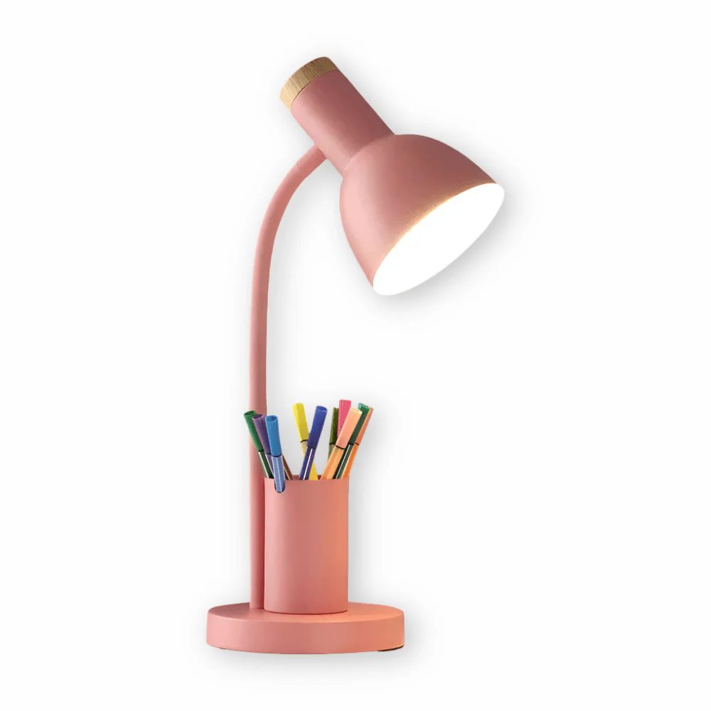 Moderni LED-pöytälamppu Kynätelineellä Säädettävä Valo - Image 12