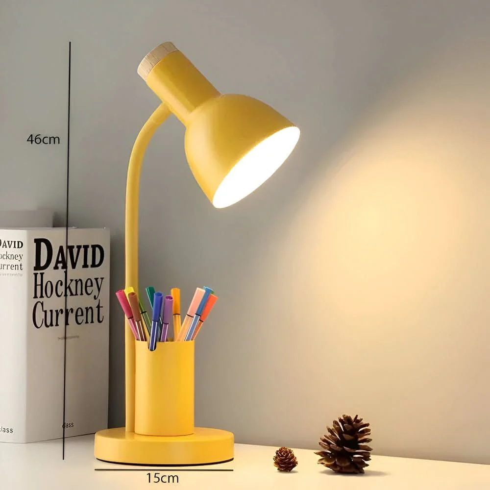 Moderni LED-pöytälamppu Kynätelineellä Säädettävä Valo - Image 7