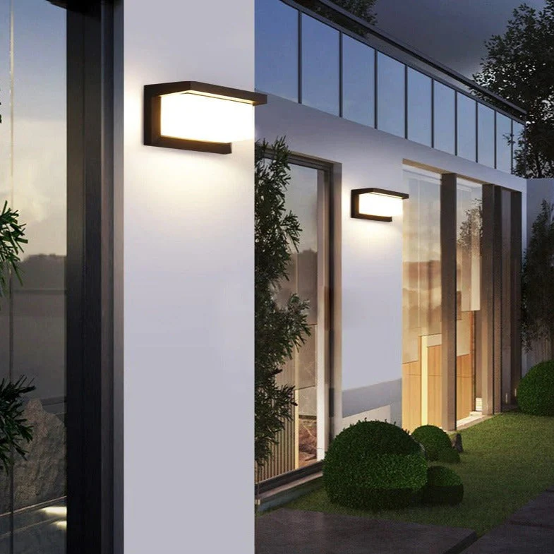 Moderni Ulkovalaisin LED-malli Seinälle Vedenpitävä Terassille ja Puutarhaan - Image 5