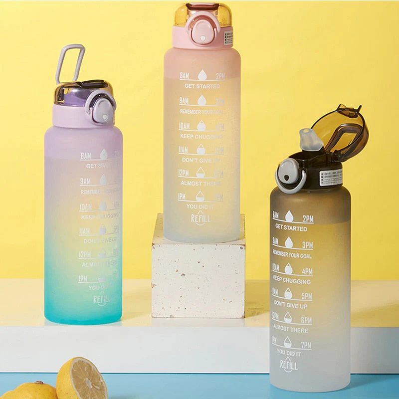 Motivational Water Bottle with Inspirational Quotes - Image 3