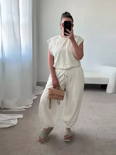 Naisille Rento Jumpsuit Avoin Selkä Polyesteri - Image 2
