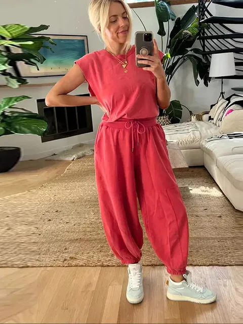 Naisille Rento Jumpsuit Avoin Selkä Polyesteri - Image 7