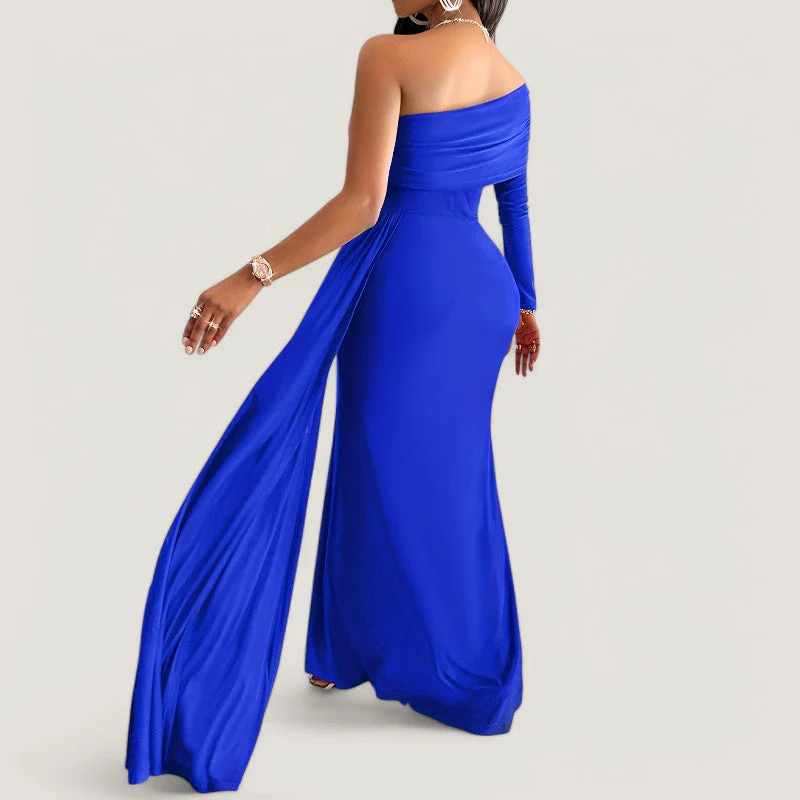 Naisten Asymmetrinen Mekko Bodycon - Image 3