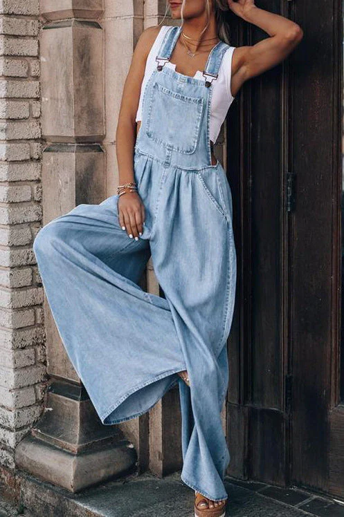 Naisten Denim Haalarit Tyylikäs Muoti - Image 6