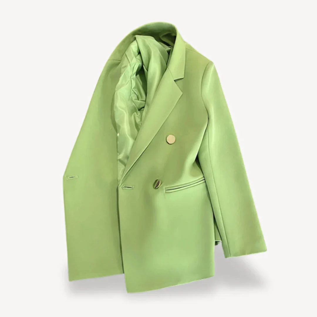 Naisten Kaksirivinen Bleiseri Muodollinen Takkityyli - Image 5