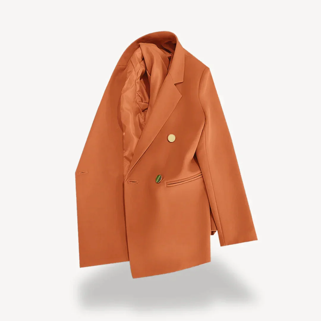 Naisten Kaksirivinen Bleiseri Muodollinen Takkityyli - Image 7