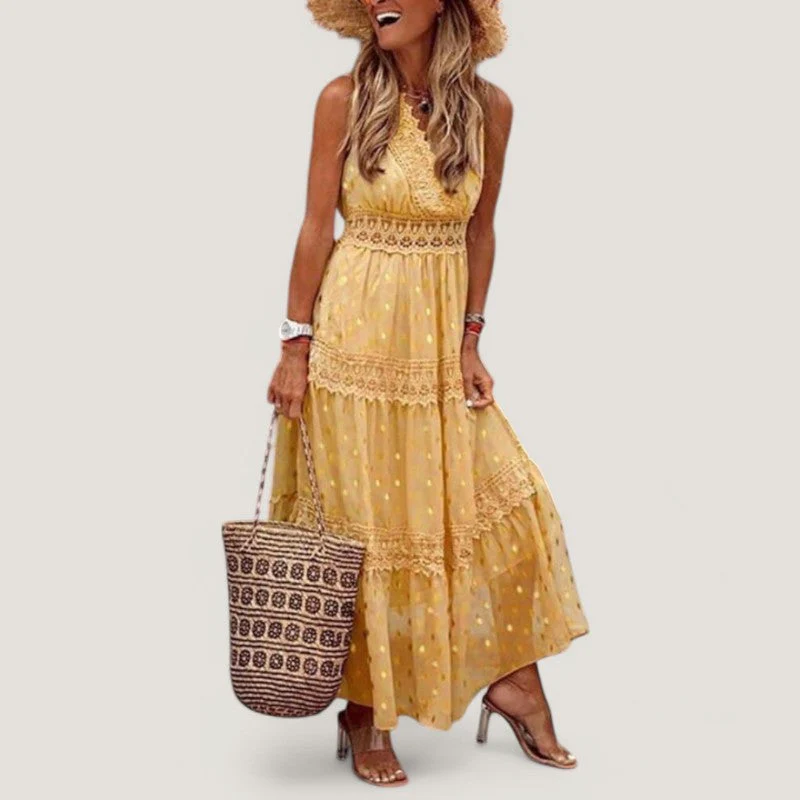 Naisten Maxi Mekko Boho Kesätyyli - Image 4