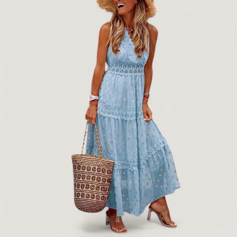 Naisten Maxi Mekko Boho Kesätyyli - Image 5