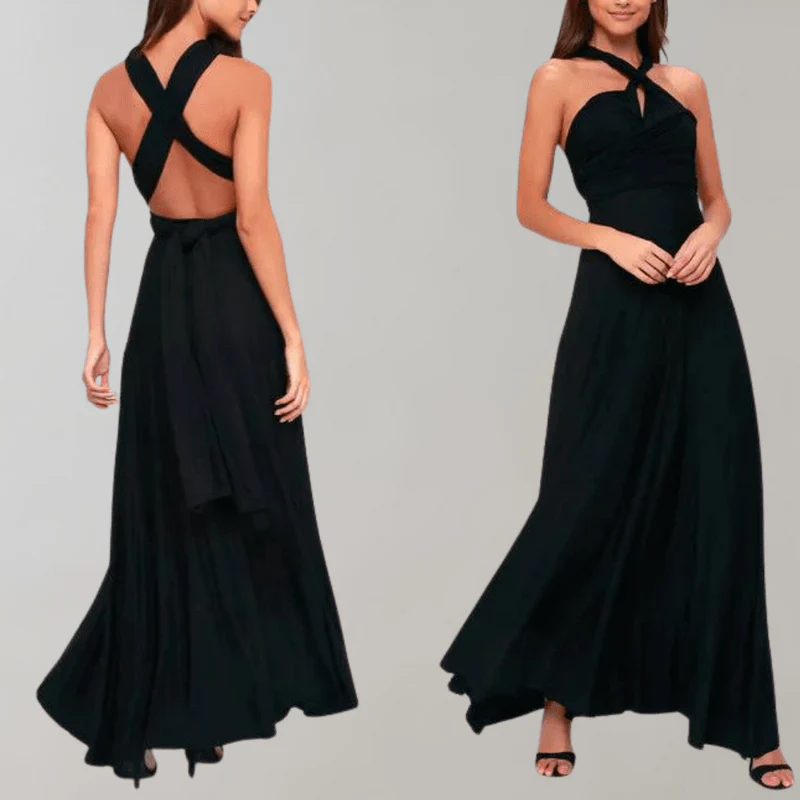 Naisten Monikäyttöinen Maxi Mekko - Image 4