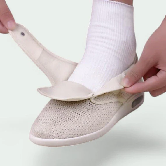 Naisten Mukautuvat Velcro-kengät Hengittävällä Materiaalilla - Image 2