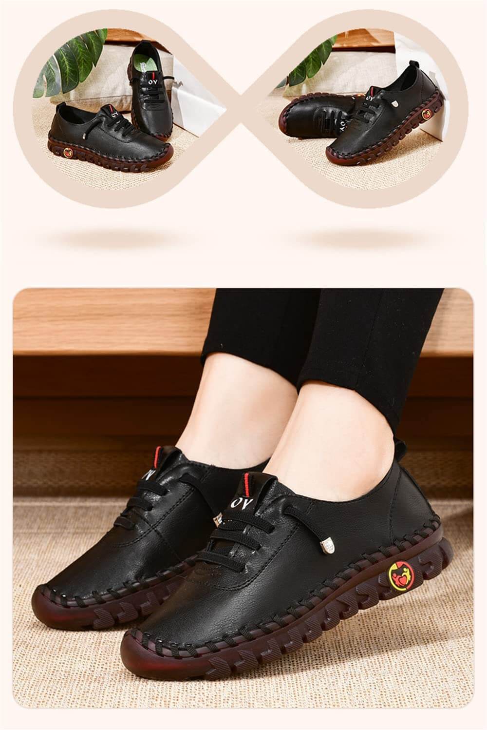 Naisten Mukava Flat Loafer - Image 6