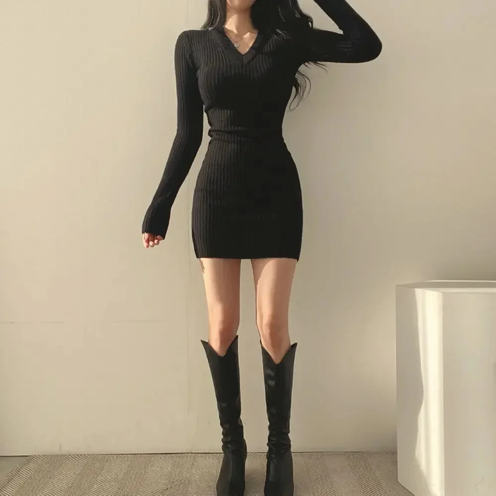 Naisten neuloa Slim Bodycon - Image 13